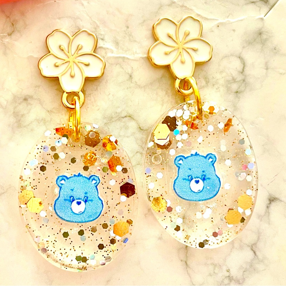 Care Bear Acrylic Earrings